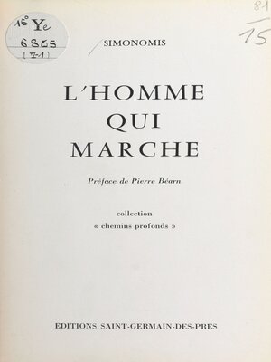 cover image of L'homme qui marche